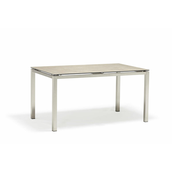 Hokku Designs Rozella Ceramic Outdoor Dining Table Wayfair